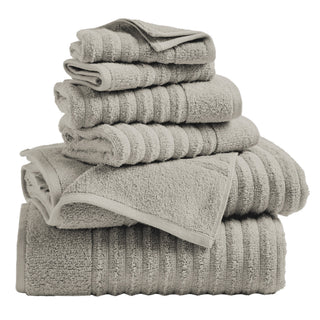 Premium Cotton Ribbed Towel Set