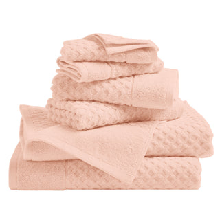 Ultra-Soft 100% Cotton Diamond Waffle Bath Towels