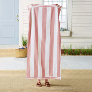Premium 100% Cotton Cabana Stripe Beach Towels