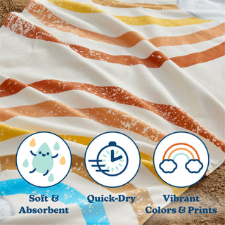 Premium Ultra Soft 100% Cotton Printed Beach Towel for Kids
