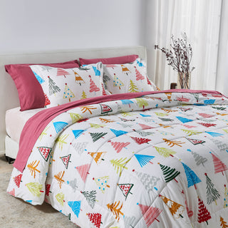 Christmas Down Alternative Comforter and Sham Set