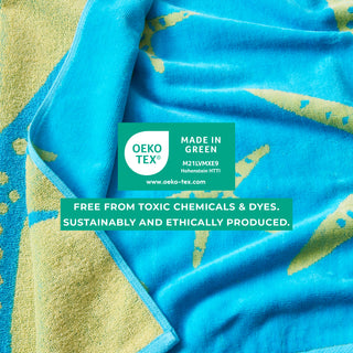 2 Pack 100% Cotton Printed Beach Towel