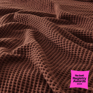 100% Cotton Waffle Weave Blanket