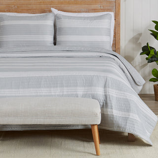 3-Piece Stripe Quilt - Madelina Collection