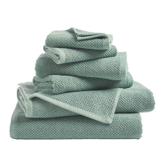 6-Piece Cotton Textured Bath Towel Set - Acacia Collection