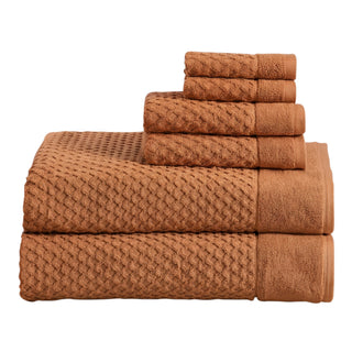 Ultra-Soft 100% Cotton Diamond Waffle Bath Towels