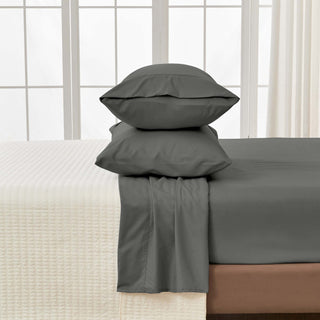 Premium 4 Piece Microfiber Solid Sheet Set