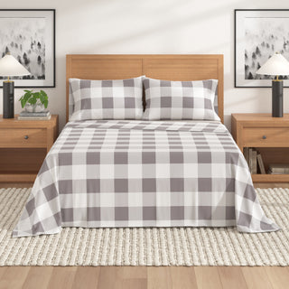 Premium Turkish Cotton Winter-Theme Flannel Sheet Set