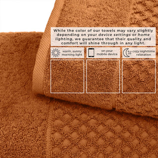 Ultra-Soft 100% Cotton Diamond Waffle Bath Towels