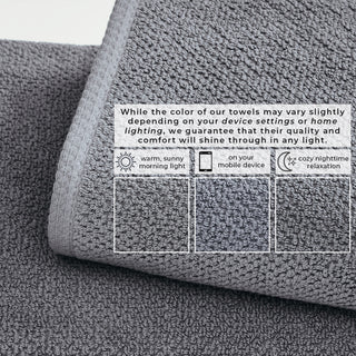 100% Cotton Absorbent & Quick-Dry Looped Bath Towels