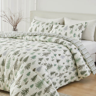 Christmas Down Alternative Comforter and Sham Set