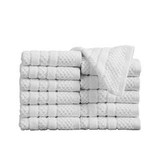 100% Cotton Checkered Bath Towel Set