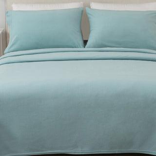 4-Piece Solid Fleece Sheet - Christina Collection