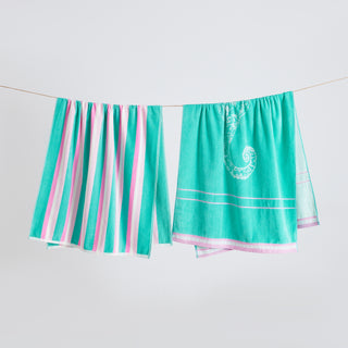 2 Pack 100% Cotton Printed Beach Towel