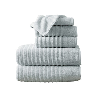 Premium Cotton Ribbed Towel Set