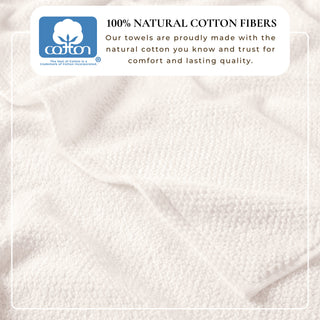 100% Cotton Absorbent & Quick-Dry Looped Bath Towels