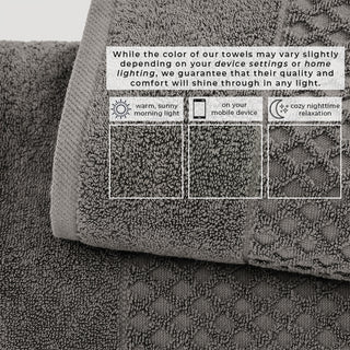 Ultra-Soft 100% Cotton Diamond Waffle Bath Towels