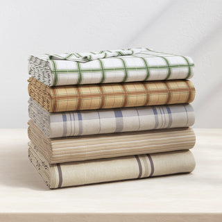 100% Turkish Cotton Plaid Flannel Sheet Sets