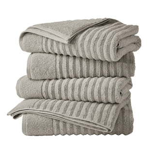 Premium Cotton Ribbed Towel Set