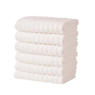 Premium Cotton Ribbed Towel Set