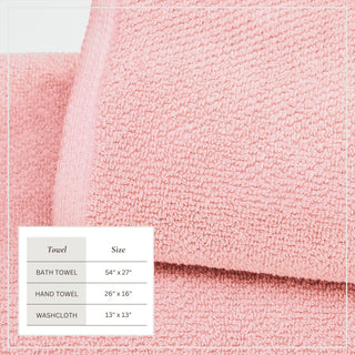 100% Cotton Absorbent & Quick-Dry Looped Bath Towels