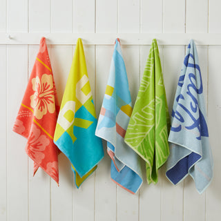 2 Pack 100% Cotton Printed Beach Towel