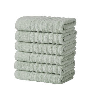 Premium Cotton Ribbed Towel Set