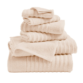 Premium Cotton Ribbed Towel Set