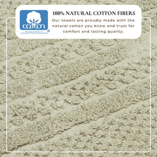 100% Cotton Checkered Bath Towel Set