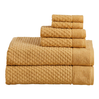 Ultra-Soft 100% Cotton Diamond Waffle Bath Towels
