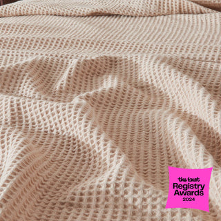 100% Cotton Waffle Weave Blanket