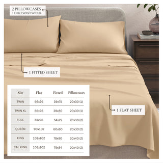 Ultra-Soft Cotton Heathered Melange Jersey Knit Sheet Set