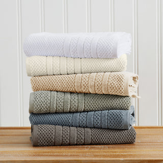 100% Cotton Checkered Bath Towel Set