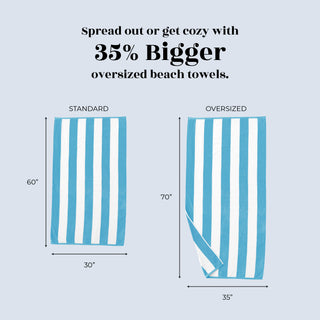 Premium 100% Cotton Velour Beach Towels