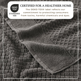 Ultra-Soft 100% Cotton Diamond Waffle Bath Towels