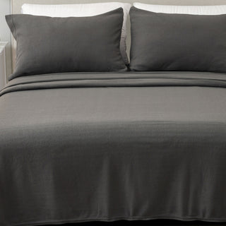 4-Piece Solid Fleece Sheet - Christina Collection