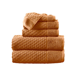 Ultra-Soft 100% Cotton Diamond Waffle Bath Towels