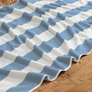 Premium 100% Cotton Cabana Stripe Beach Towels