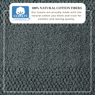 100% Cotton Textured Woven Bath Towel Set