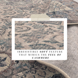 Boho Vintage Ultra-Soft Washable Indoor Accent Rug