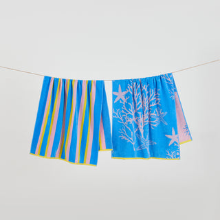 2 Pack 100% Cotton Printed Beach Towel