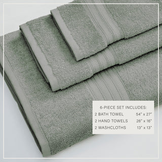 Soft Cotton Quick-Dry Everyday Towel Set