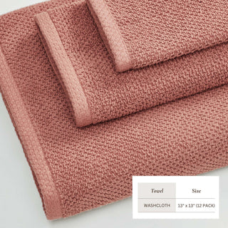 100% Cotton Absorbent & Quick-Dry Looped Bath Towels