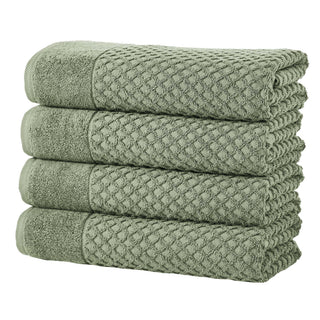 Ultra-Soft 100% Cotton Diamond Waffle Bath Towels