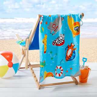 Premium Ultra Soft 100% Cotton Printed Beach Towel for Kids