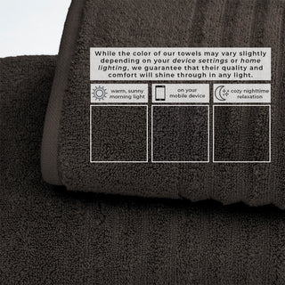 Premium Cotton Ribbed Towel Set