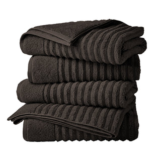 Premium Cotton Ribbed Towel Set