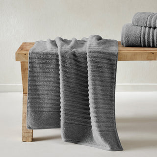 Premium Cotton Ribbed Towel Set