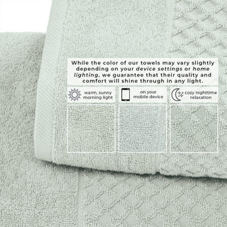 Ultra-Soft 100% Cotton Diamond Waffle Bath Towels