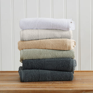 100% Cotton Textured Woven Bath Towel Set